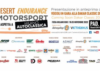 A Milano Autoclassica 2022, il Team Desert Endurance Motorsport presenterà i veicoli che parteciperanno alla Dakar Classic 2023