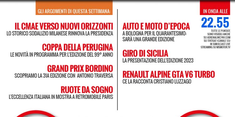 Slide puntata Gentleman Driver TV 24 febbraio