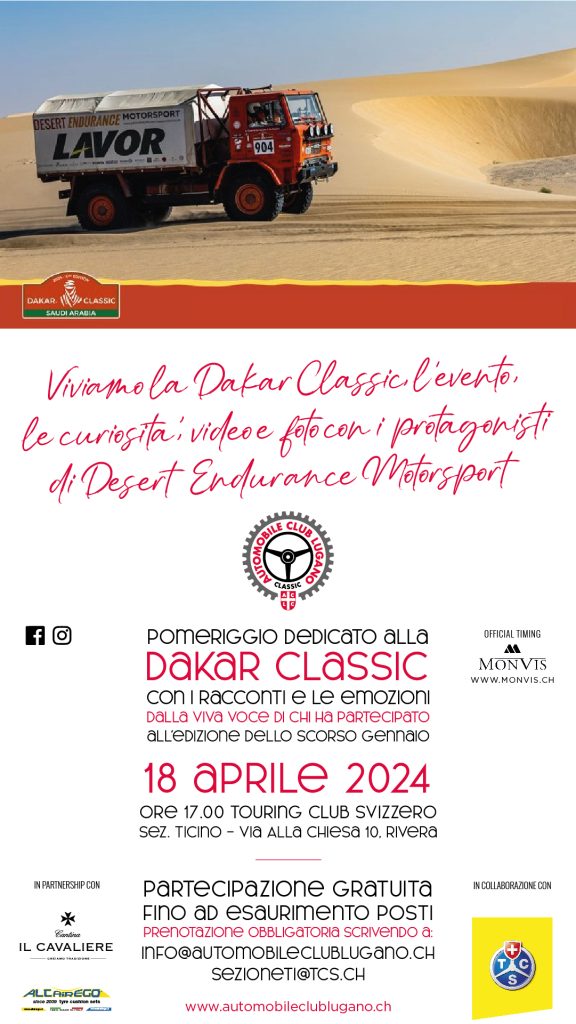 Desert endurance motorsport dakar classic